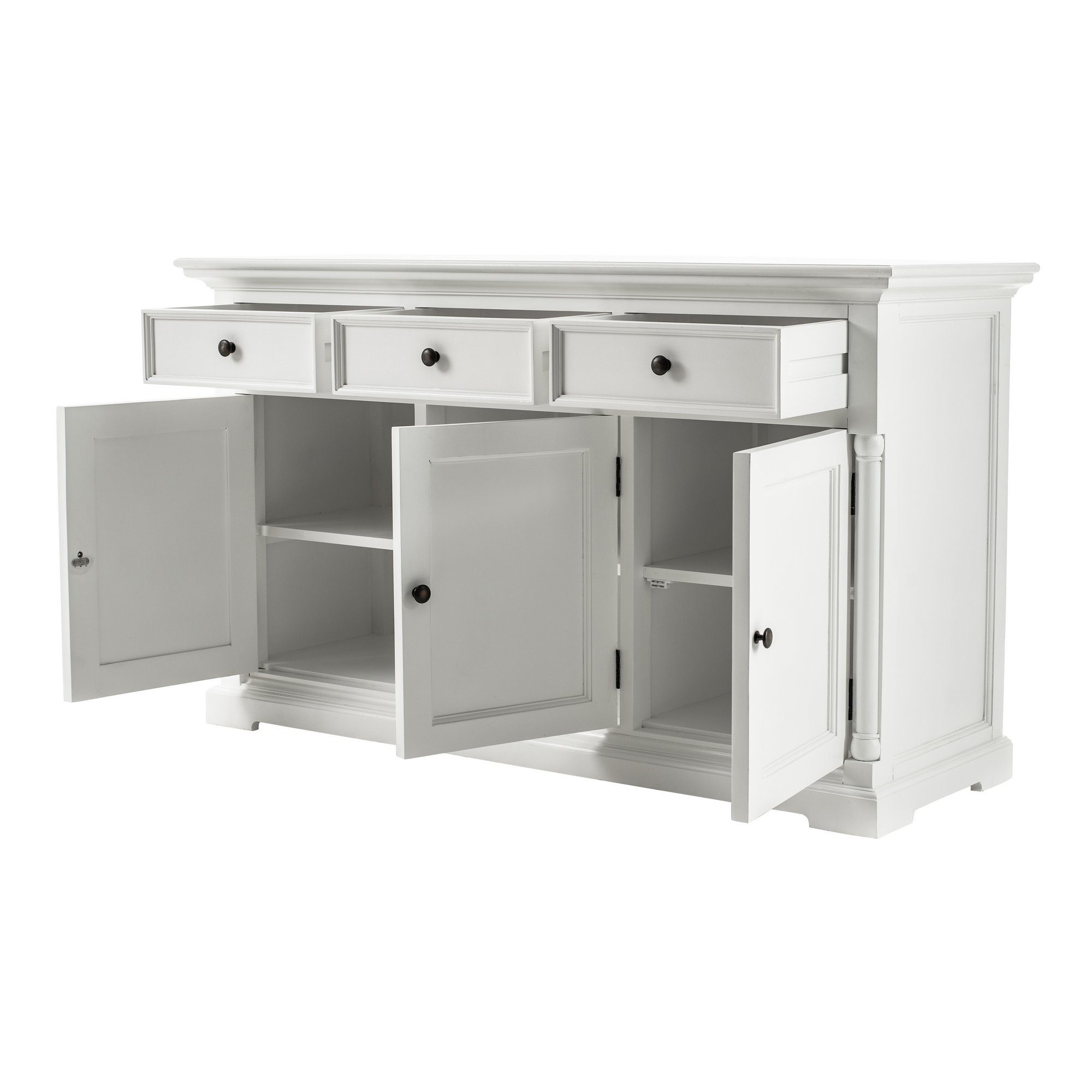 Novasolo Buffet Provence Klassisches Sideboard mit 3 Türen