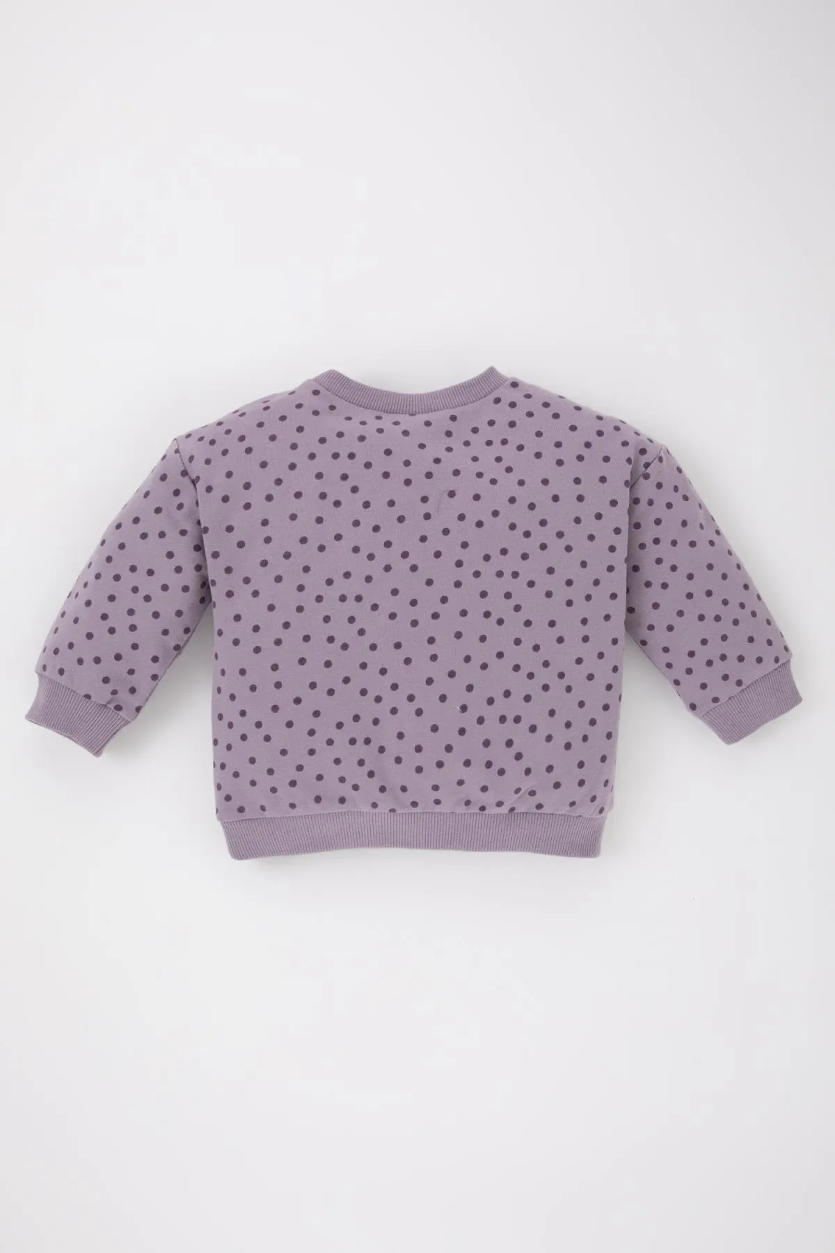 DeFacto  Gepunktetes Sweatshirt mit Rundhalsausschnitt für Babys