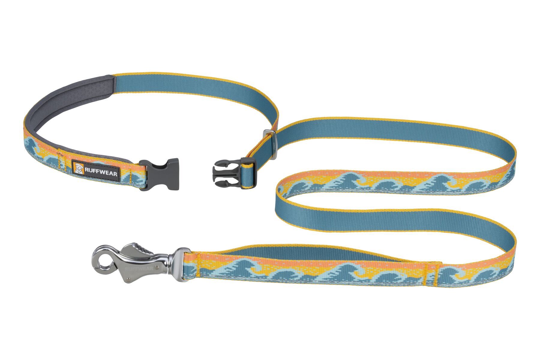 Ruffwear Hundeleinen Ruffwear Reflektierende Hundeleine Crag™ blau/ türkis/ beige/ braun