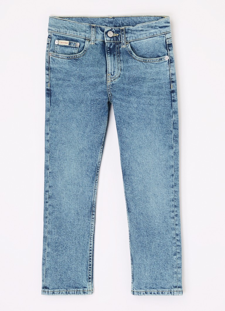 Blugi Calvin Klein cu picior drept, ușori