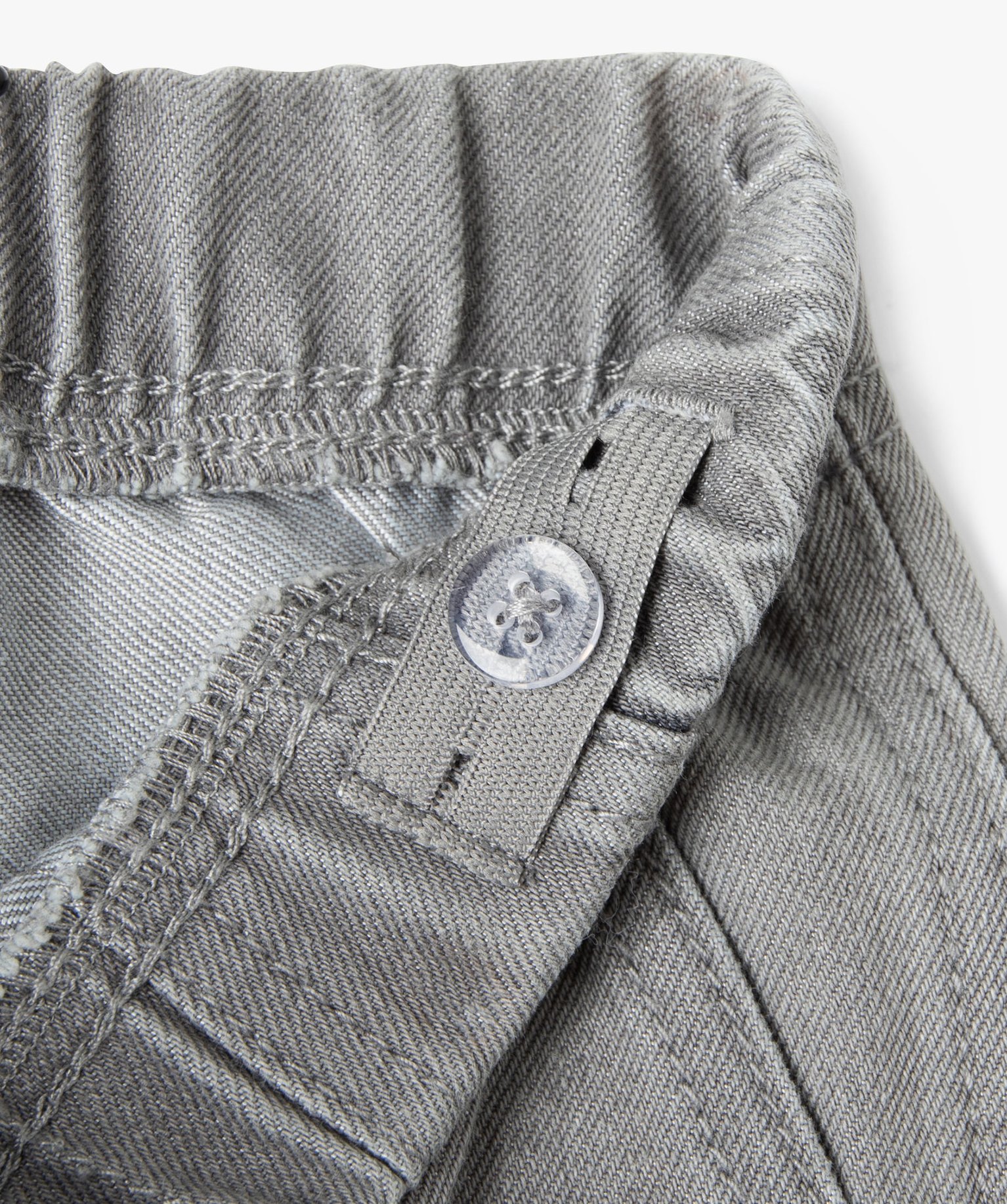 Jean Regular avec ceinture élastique Garçon gris | GEMO