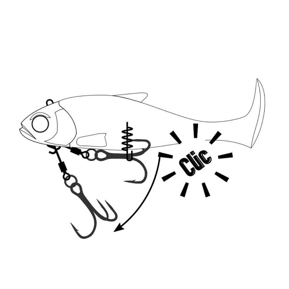 Fiiish Blaster Shad -pehmoviehe, 16 cm, 53 g