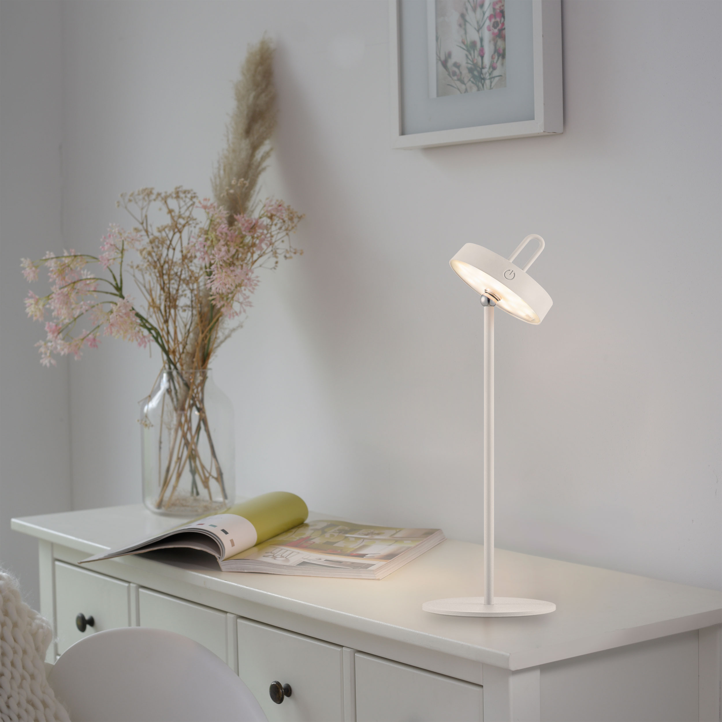 JUST LIGHT.LED-Akku-Tischleuchte 1flg