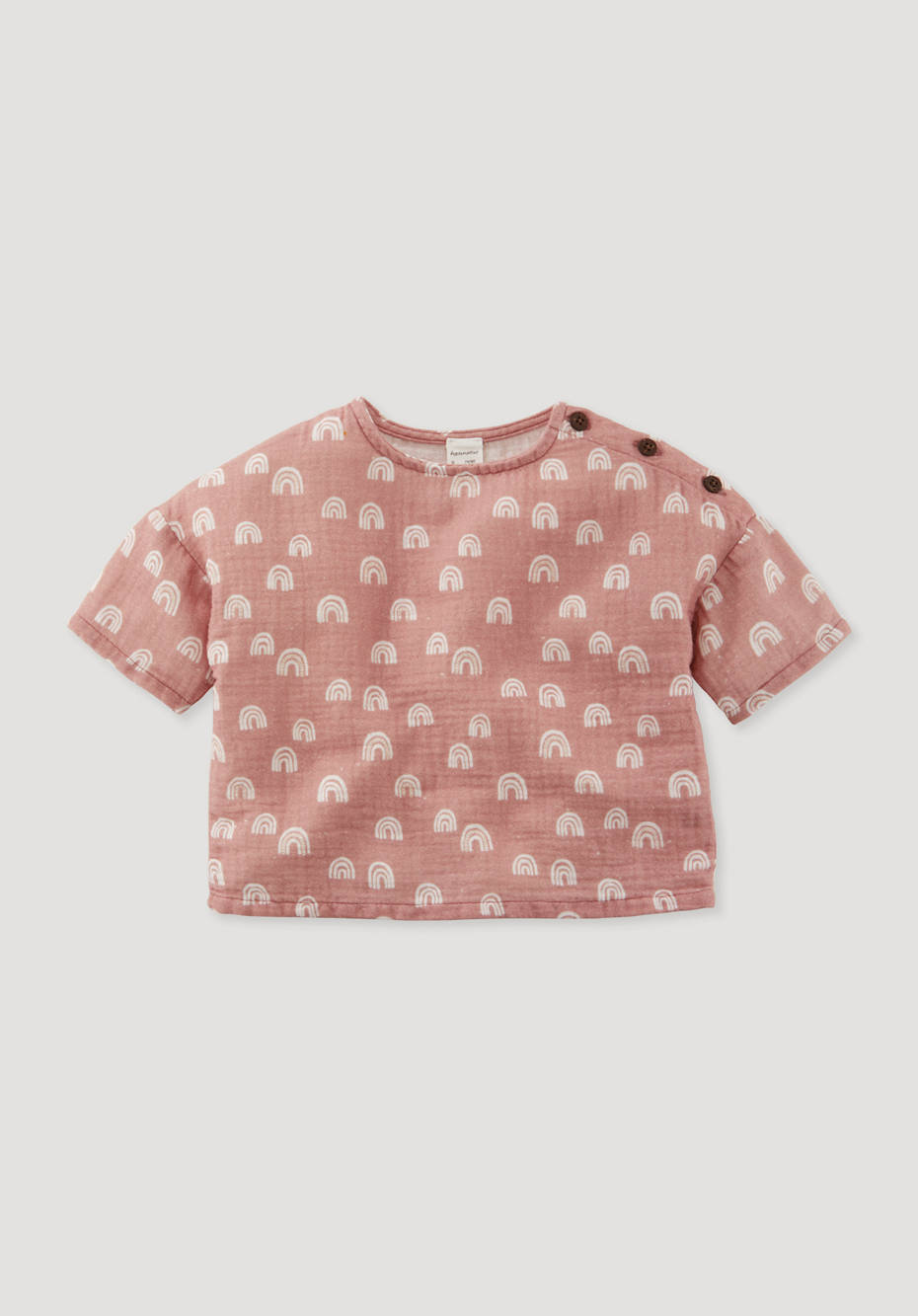 Musselin-Shirt aus reiner Bio-Baumwolle