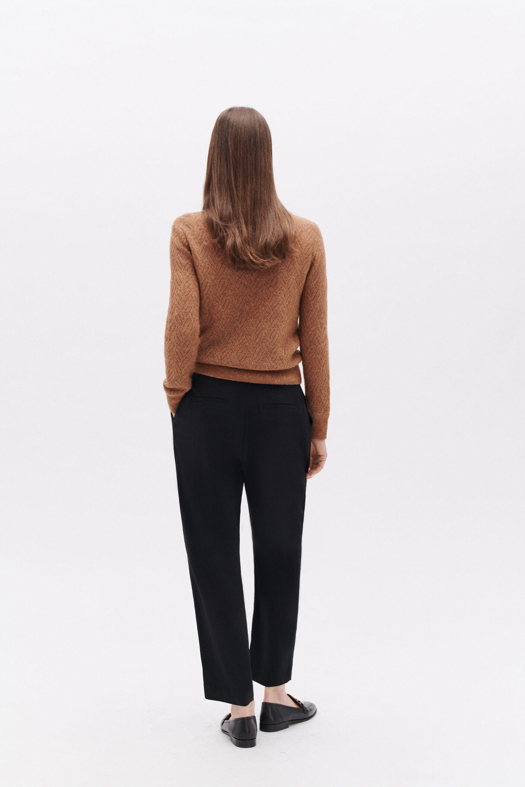 Pull masha camel femme