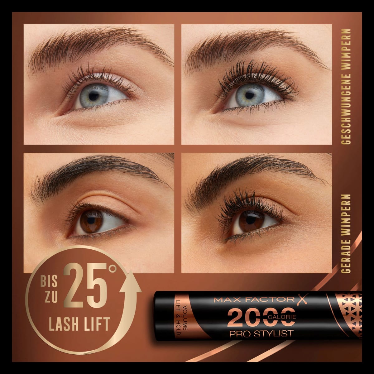 Mascara 2000 Calorie ProStylist Black, 9 ml