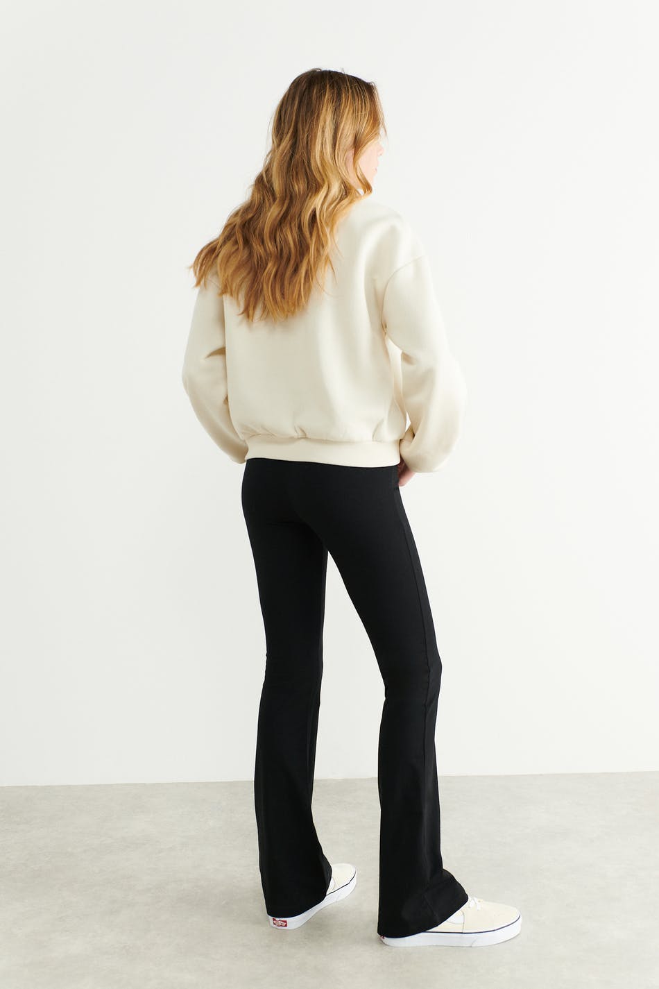 Y low waist bootcut trousers