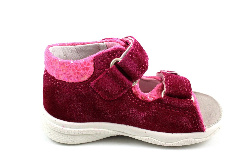 SUPERFIT Sandalen lila/pink