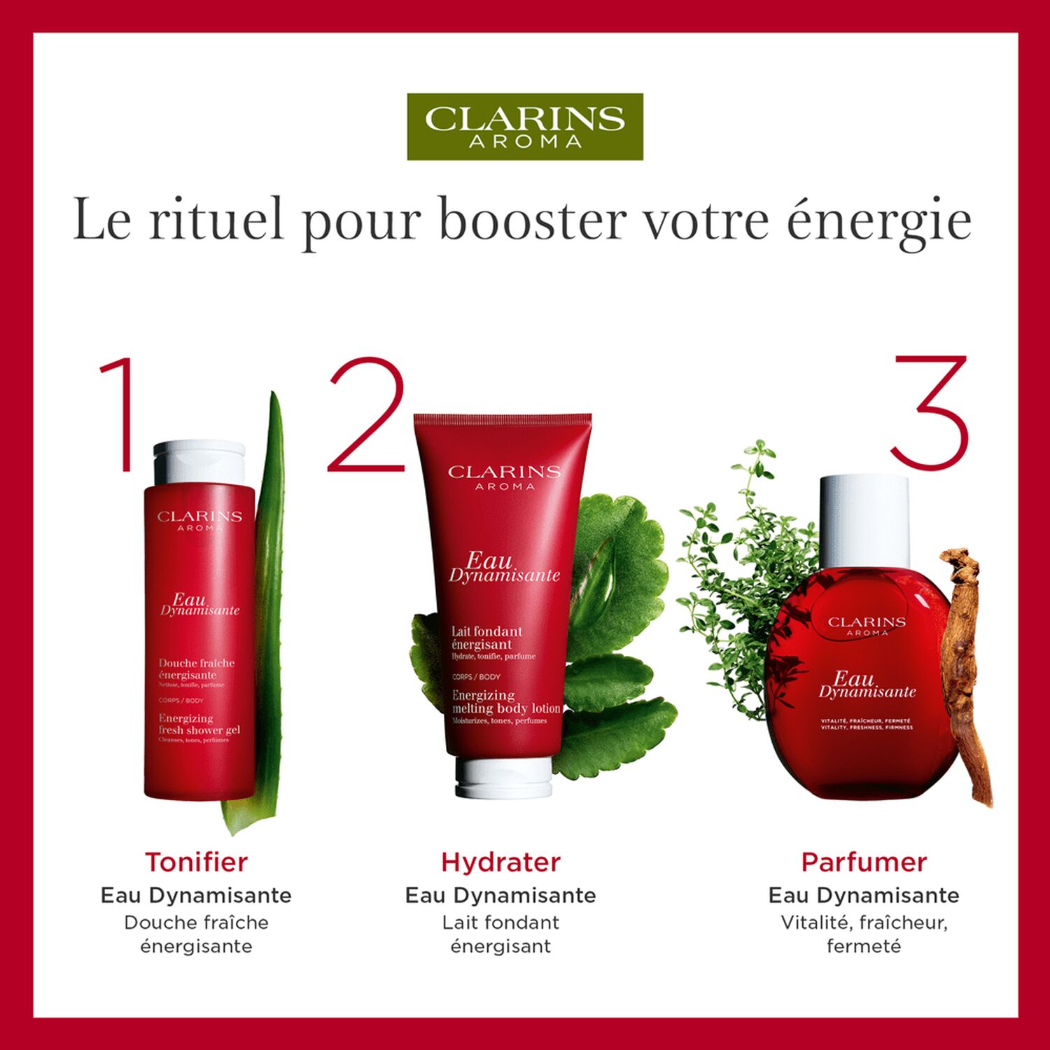 Clarins Eau Dynamisante Spray & Splash