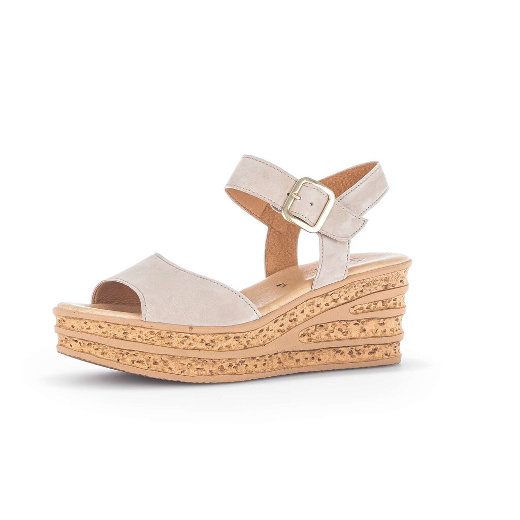 Gabor fashion Keilsandalette beige