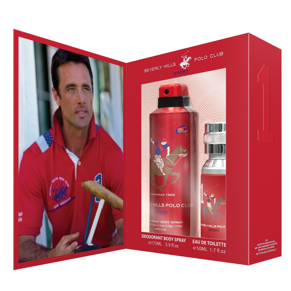Beverly hills polo club BEVERLY HILLS POLO CLUB SPORT HOMME N°1 Coffret Eau de toilette