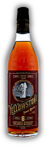 Yellowstone Kentucky Straight Bourbon Whiskey Family Recipe 6 Years Yellowstone Kentucky Straight Bourbon Whiskey Family Recipe 6 Years Hergestellt nach dem originalen Rezept des ersten Yellowstone Bourbons der Beam Familie. Alter 6 J. - 0,7	 Liter -