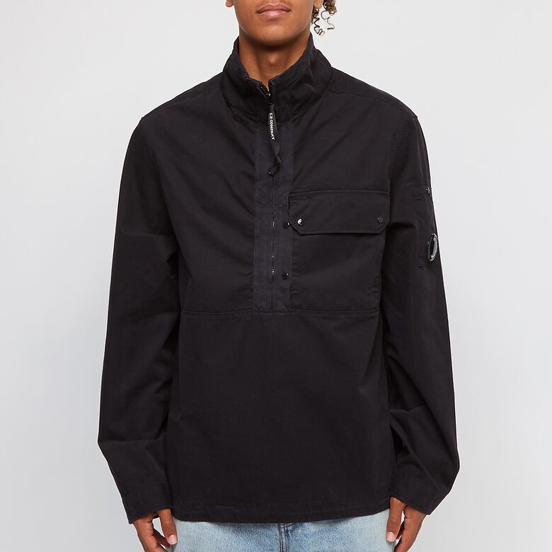 C. P. Company Heavy Popeline Emerized Anorak Black