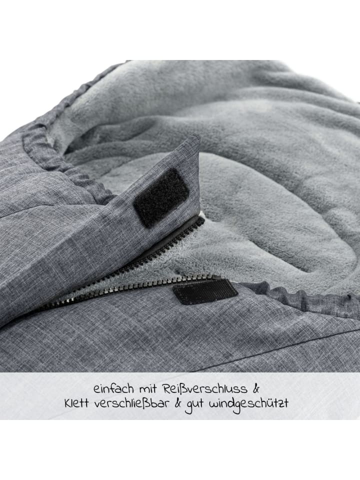 Zamboo Deluxe Winter-Fußsack 3M für Kinderwagen & Buggy - in grau günstig kaufen onesize