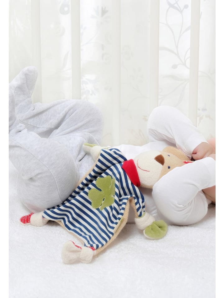 Sigikid Schnuffeltuch Natural Stripes Green in blau günstig kaufen onesize