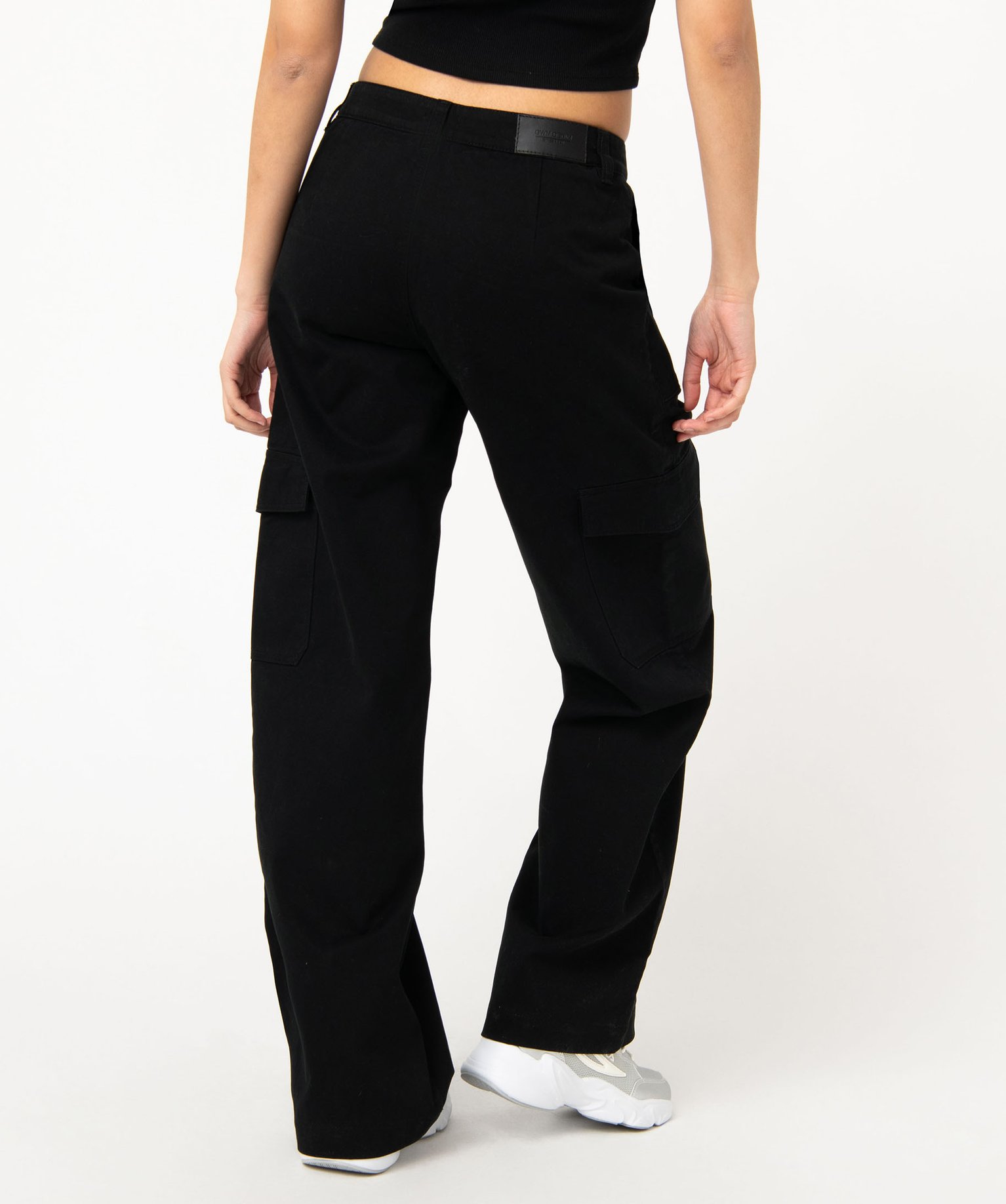 Pantalon large coupe baggy femme noir | GEMO