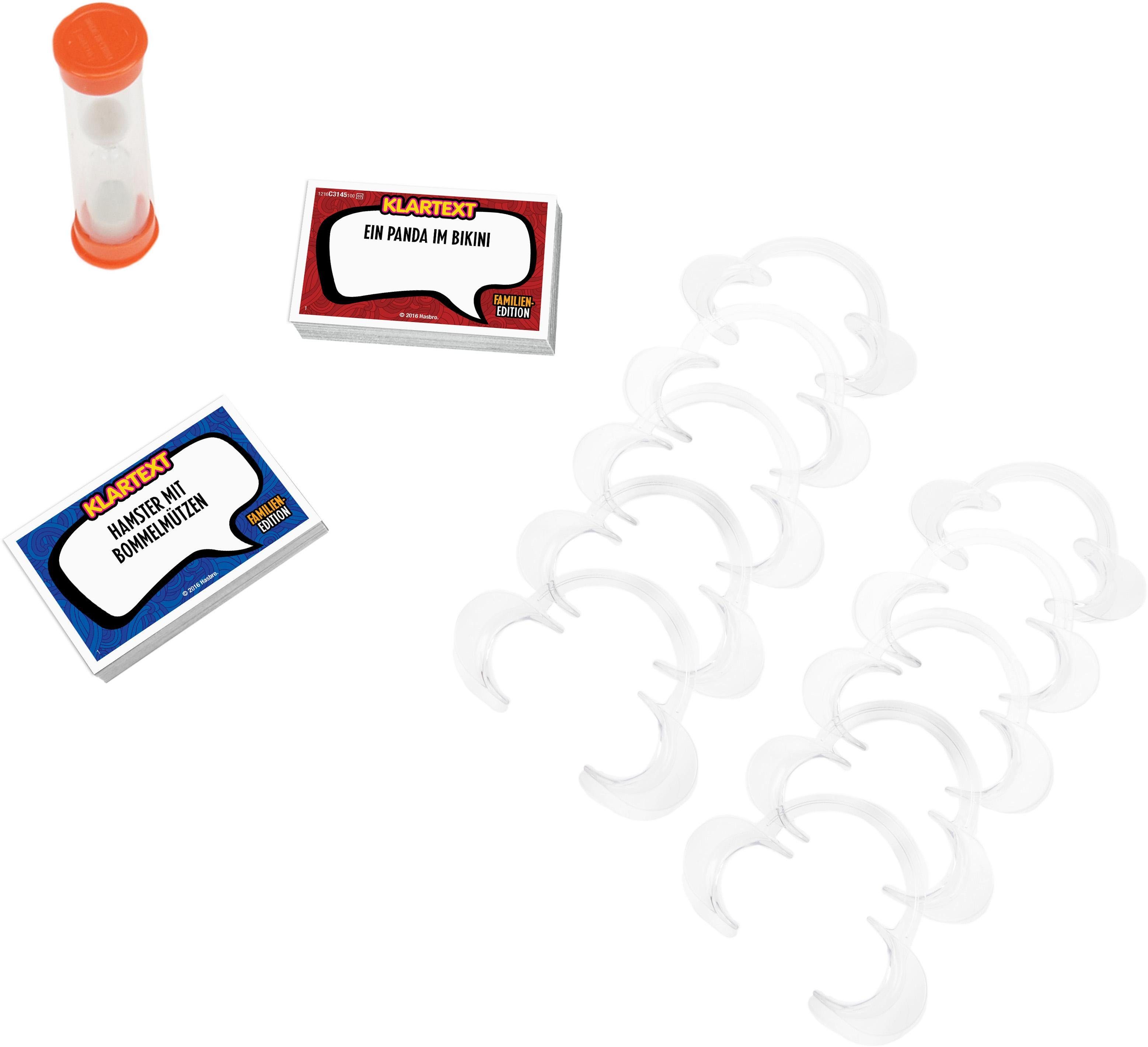 Hasbro Spiel, Klartext - Familien-Edition, Made in Europe