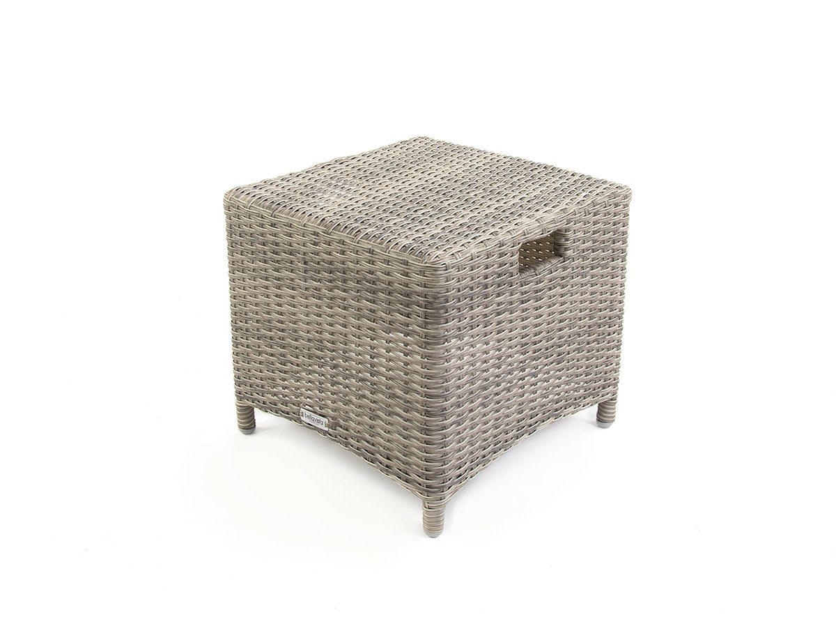 bellavista - Home&Garden® Gartenlounge-Hocker Hocker Rho 2er Set (Set, 2 St), 2-teiliges Aluminium Hocker Set