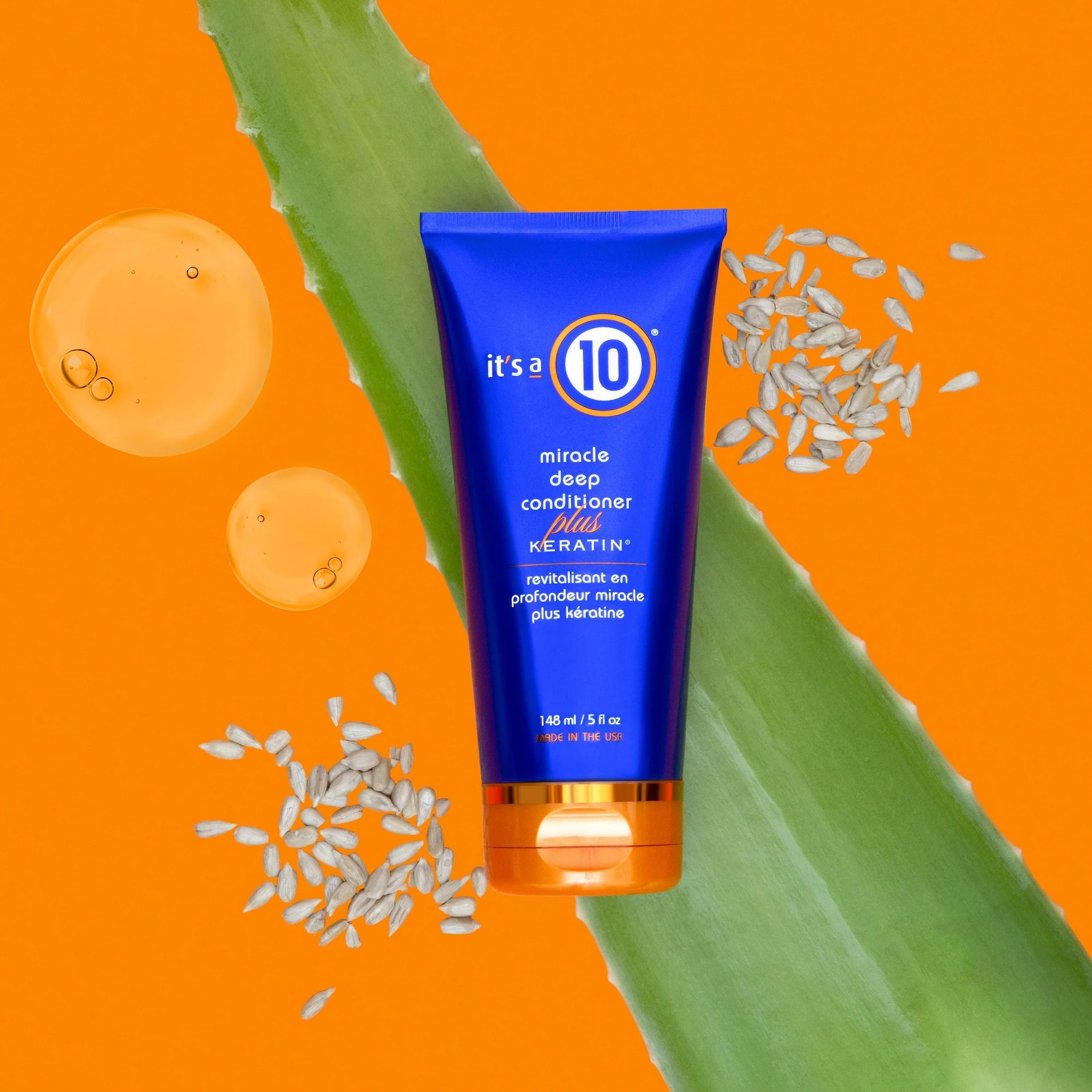 Keratin Collection Miracle Deep Conditioner Plus KERATIN - Hiustenhoitoaine, Kosteuttava ja uudistava hiustenhoitoaine