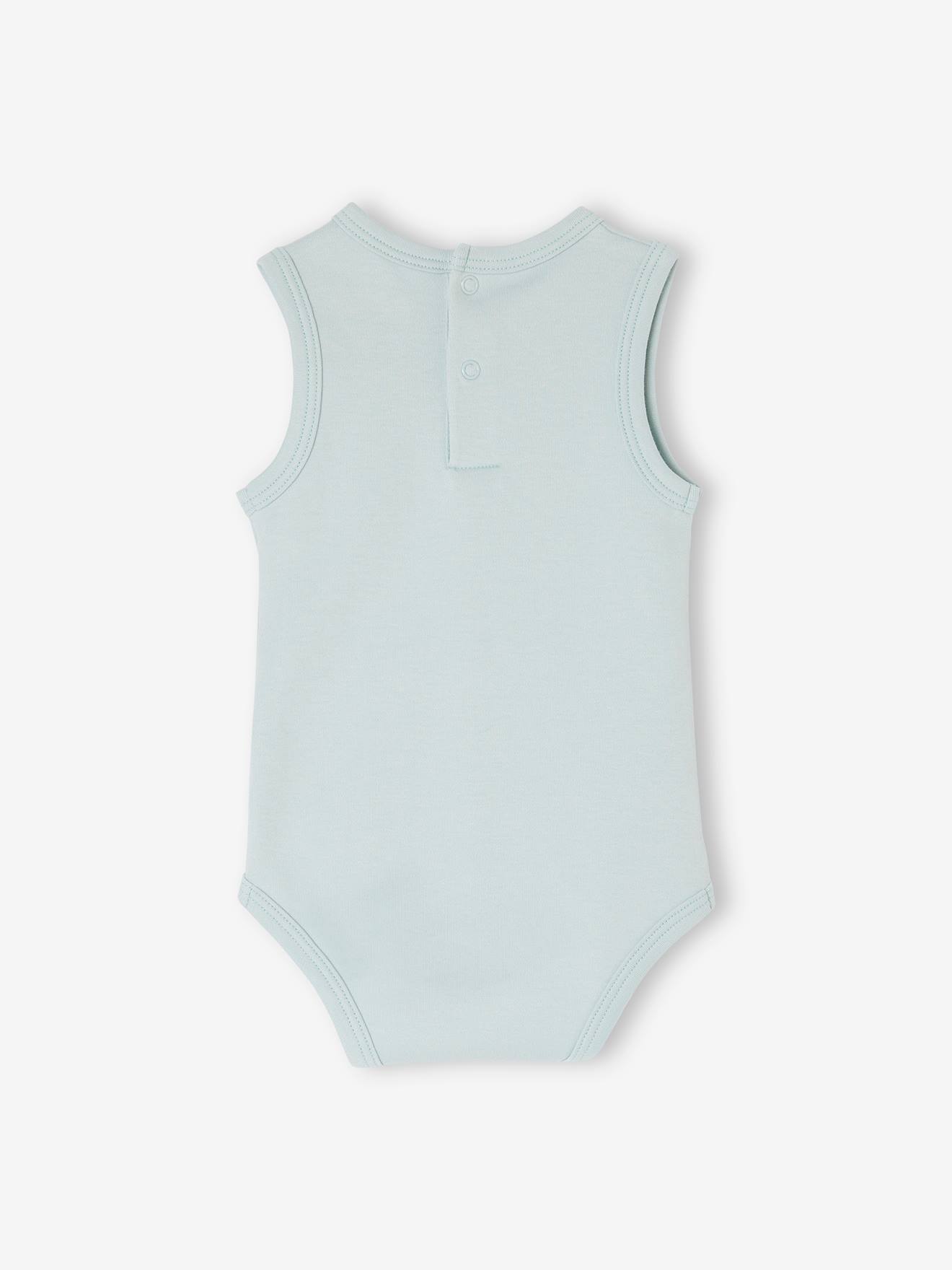 Vertbaudet 5er-Pack Baby Bodys Bio-Baumwolle Oeko-Tex - mintgrün