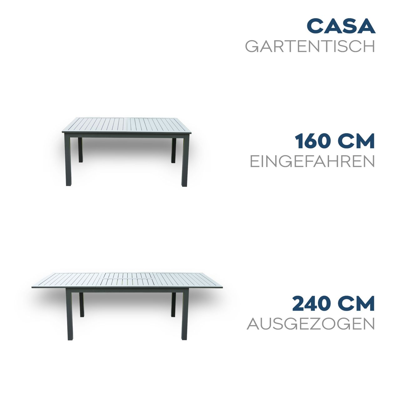 Home Deluxe Sitzgruppe CASA MADERA 8 Stühle