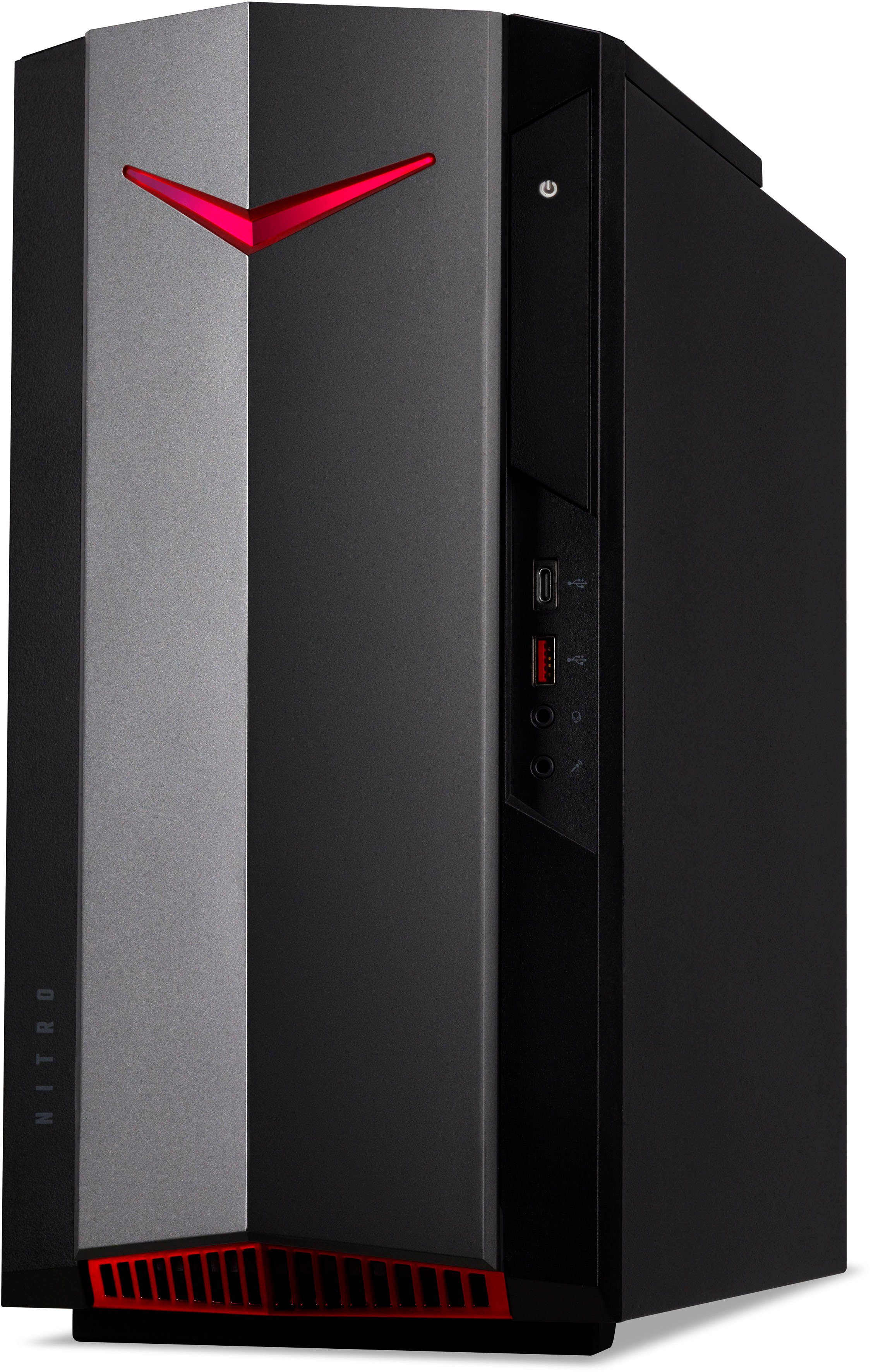 Acer Nitro 50 (N50-640) Gaming-PC (Intel® Core i5 12400F, GeForce GTX 1660 Super, 16 GB RAM, 1024 GB SSD, Luftkühlung)