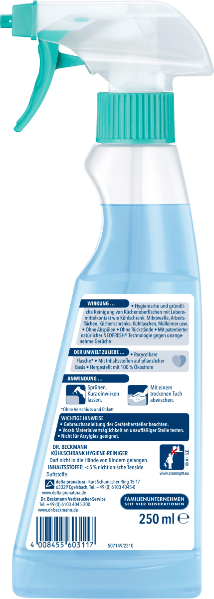 Hygienereiniger Kühlschrank, 250 ml