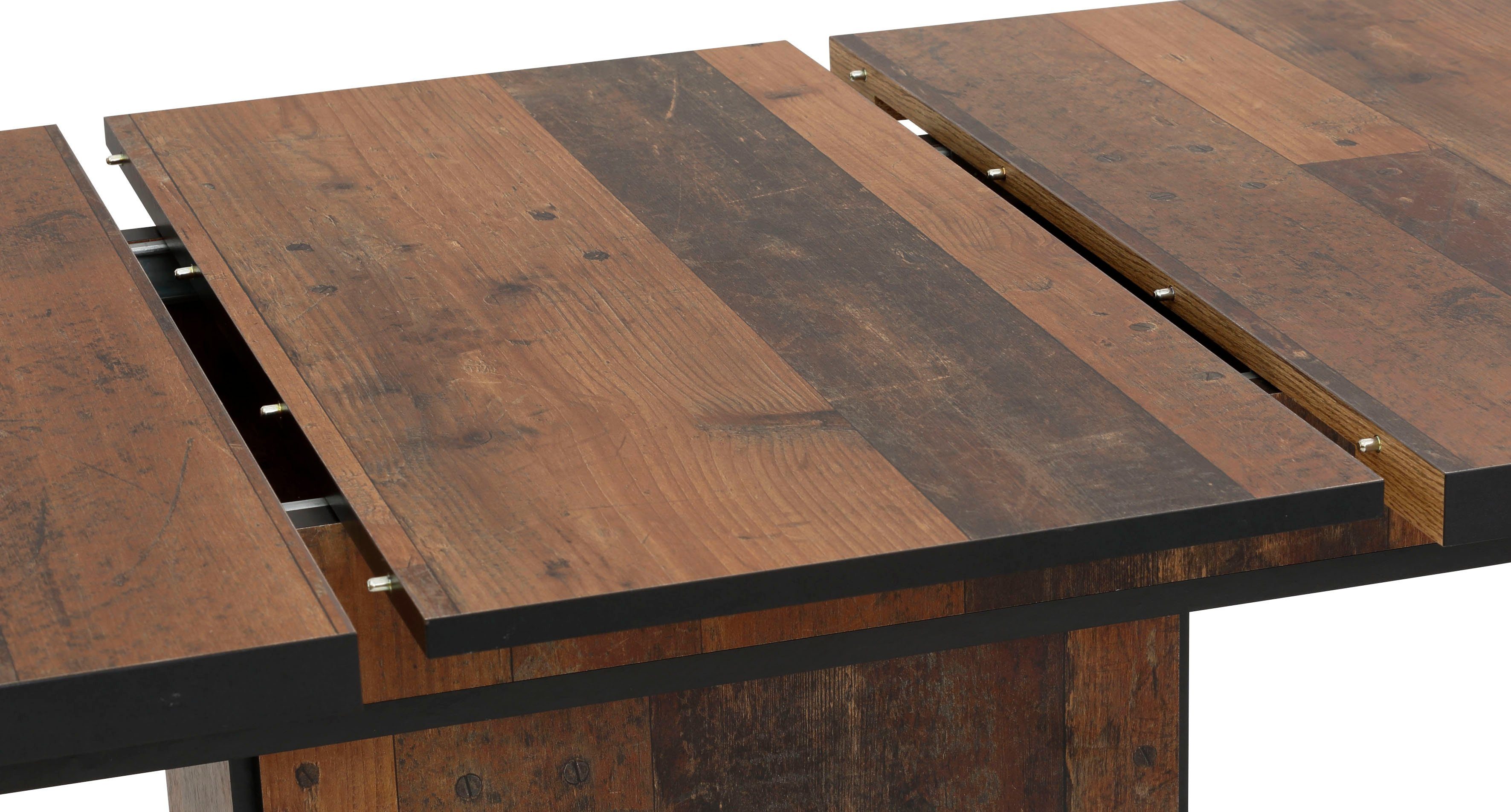 HELA Essgruppe Ariana, (Set, 7-tlg., 1 Tisch / 6 Stühle), ausziehbar 120 -160 cm, Belastbarkeit 140 KG