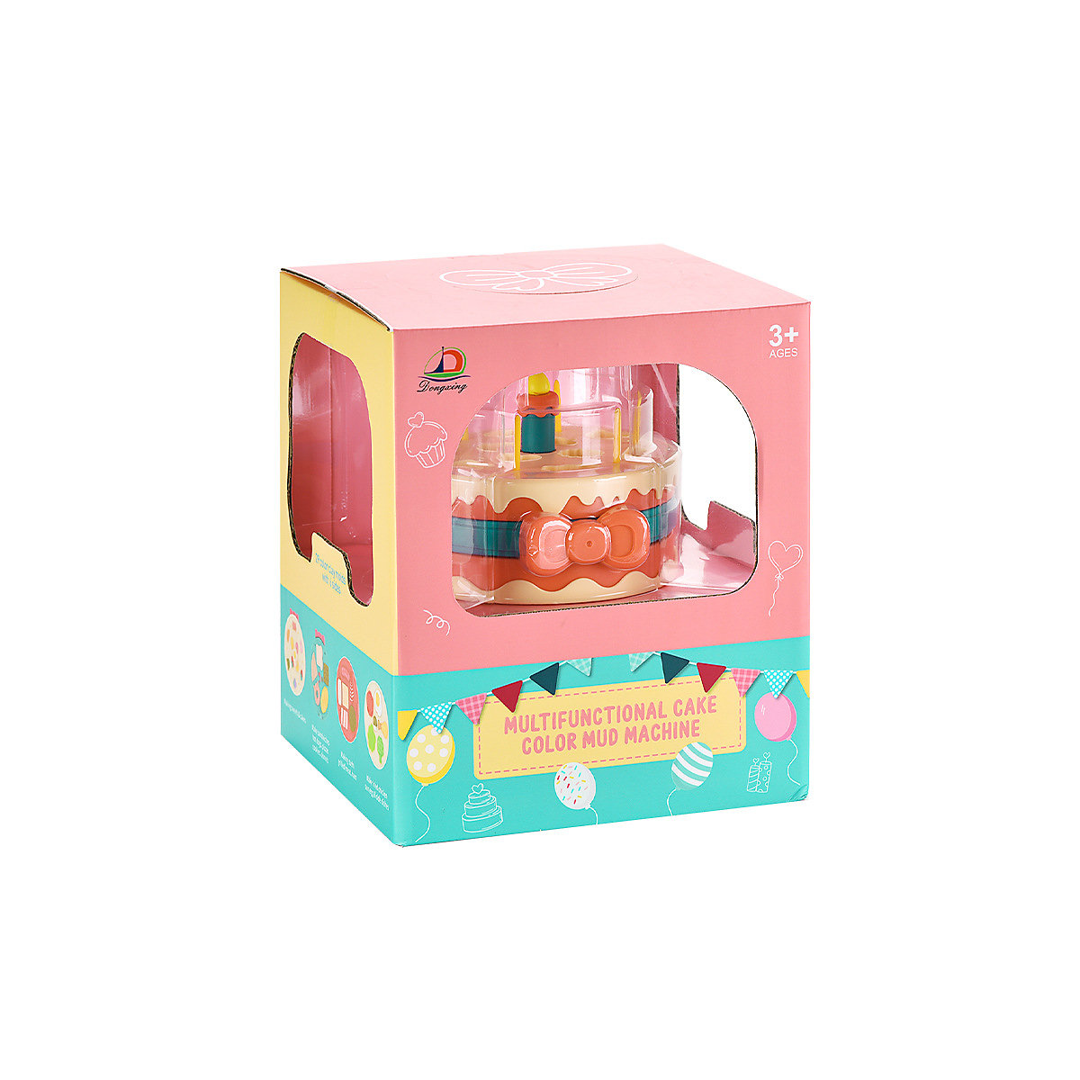 Buntes Kinderspielzeug aus Ton und Knete Simulation Kuchenmaschine Lernspielzeug