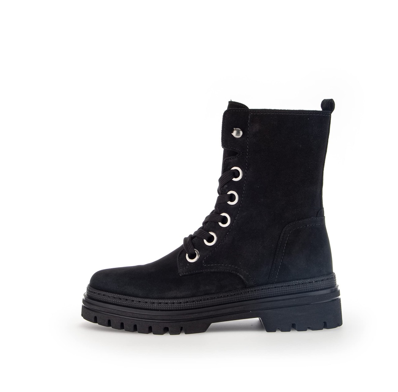 GABOR Stiefeletten schwarz Soft Nubuk(Flausch)