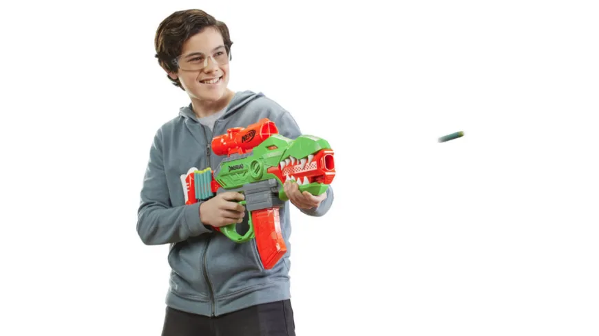 Hasbro - Nerf DinoSquad Rex-Rampage Blaster