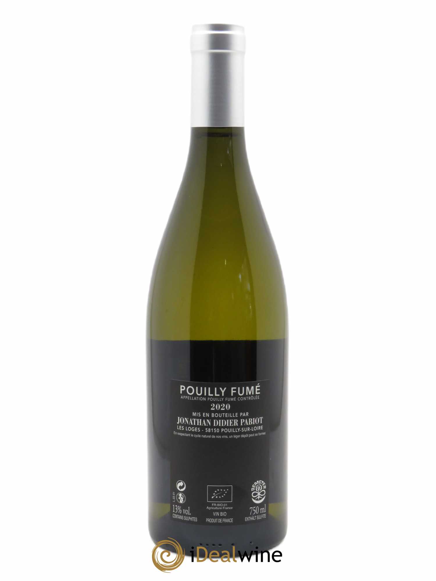 Pouilly-Fumé Luminance (anciennement Prédilection) Jonathan Didier Pabiot  2020 - Lot de 1 Bouteille