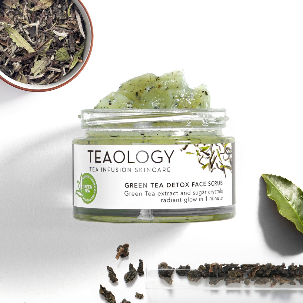 Teaology Green Tea Detox Face Scrub Gommage Détox Visage