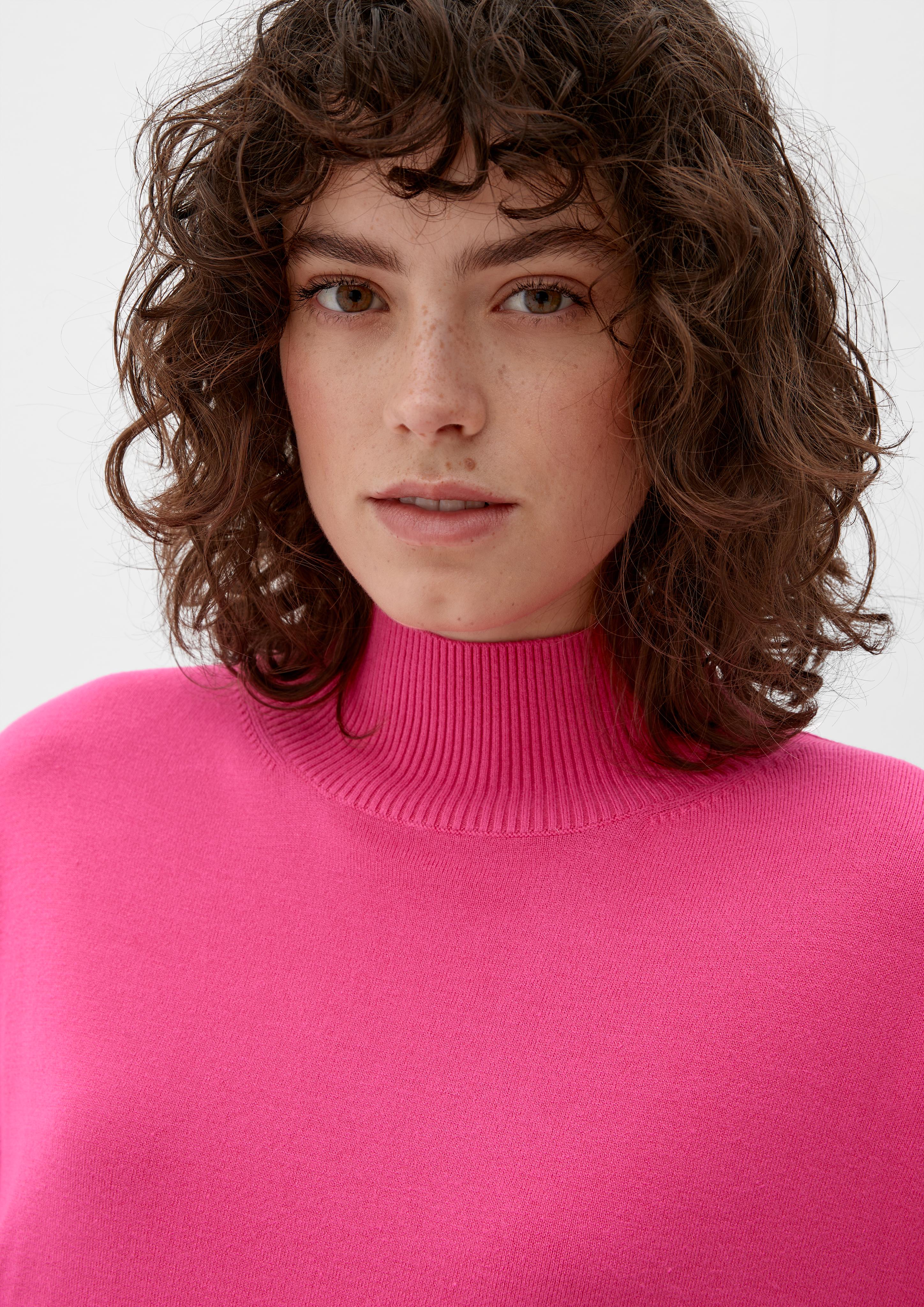 Rollkragenpullover aus Viskosemix  2125704-4424