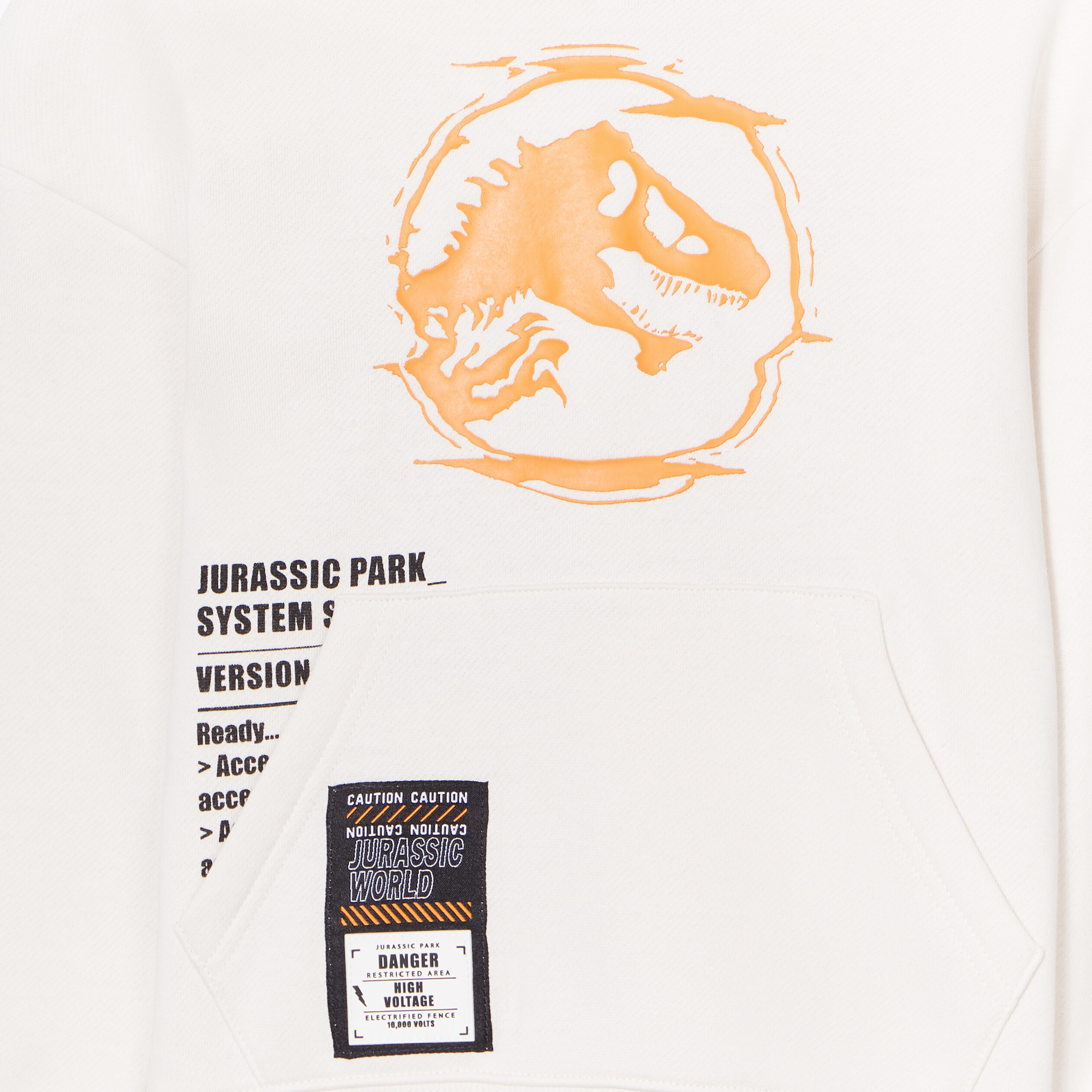 Sweat à capuche hoodie Jurassic Park sable garçon | La Halle