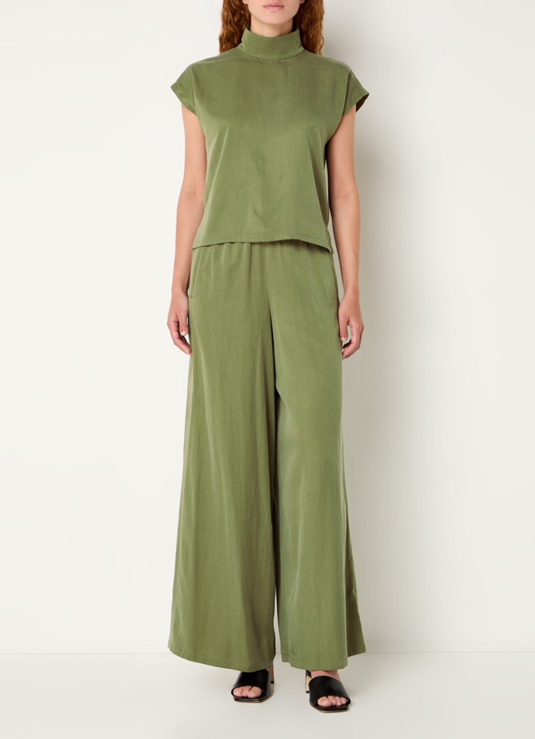 DRYKORN Alaria top with stand-up collar