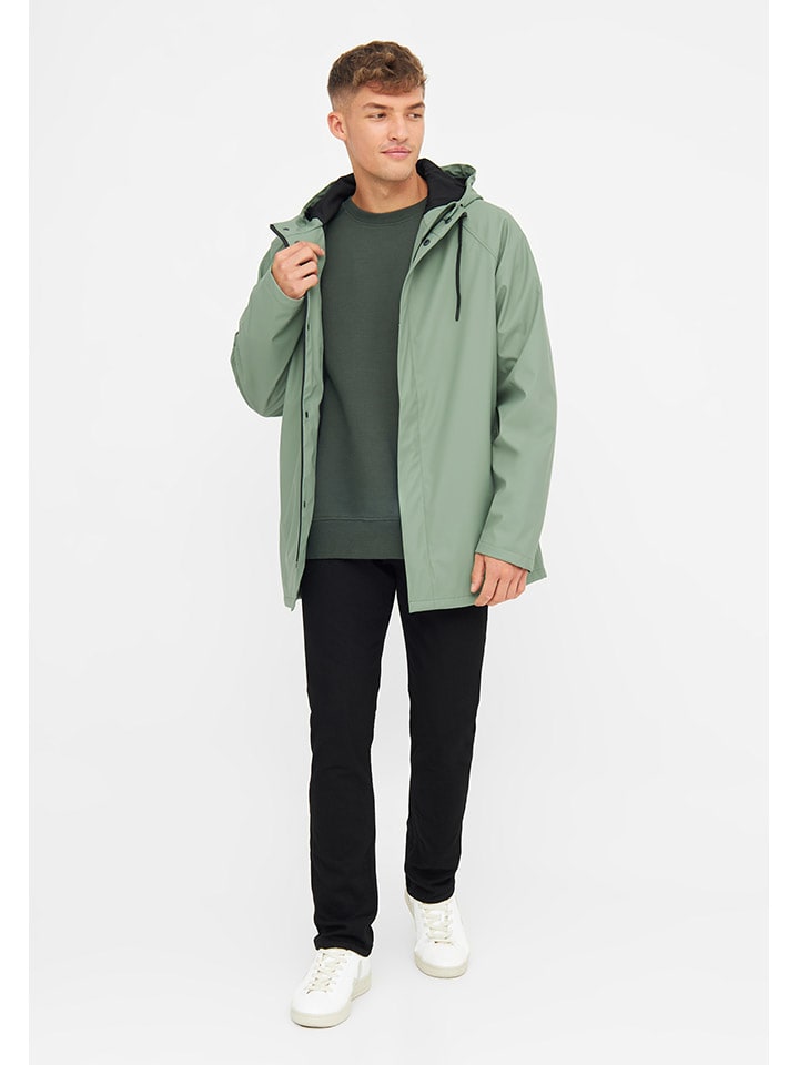 Derbe Regenjacke in Hellgrün günstig kaufen