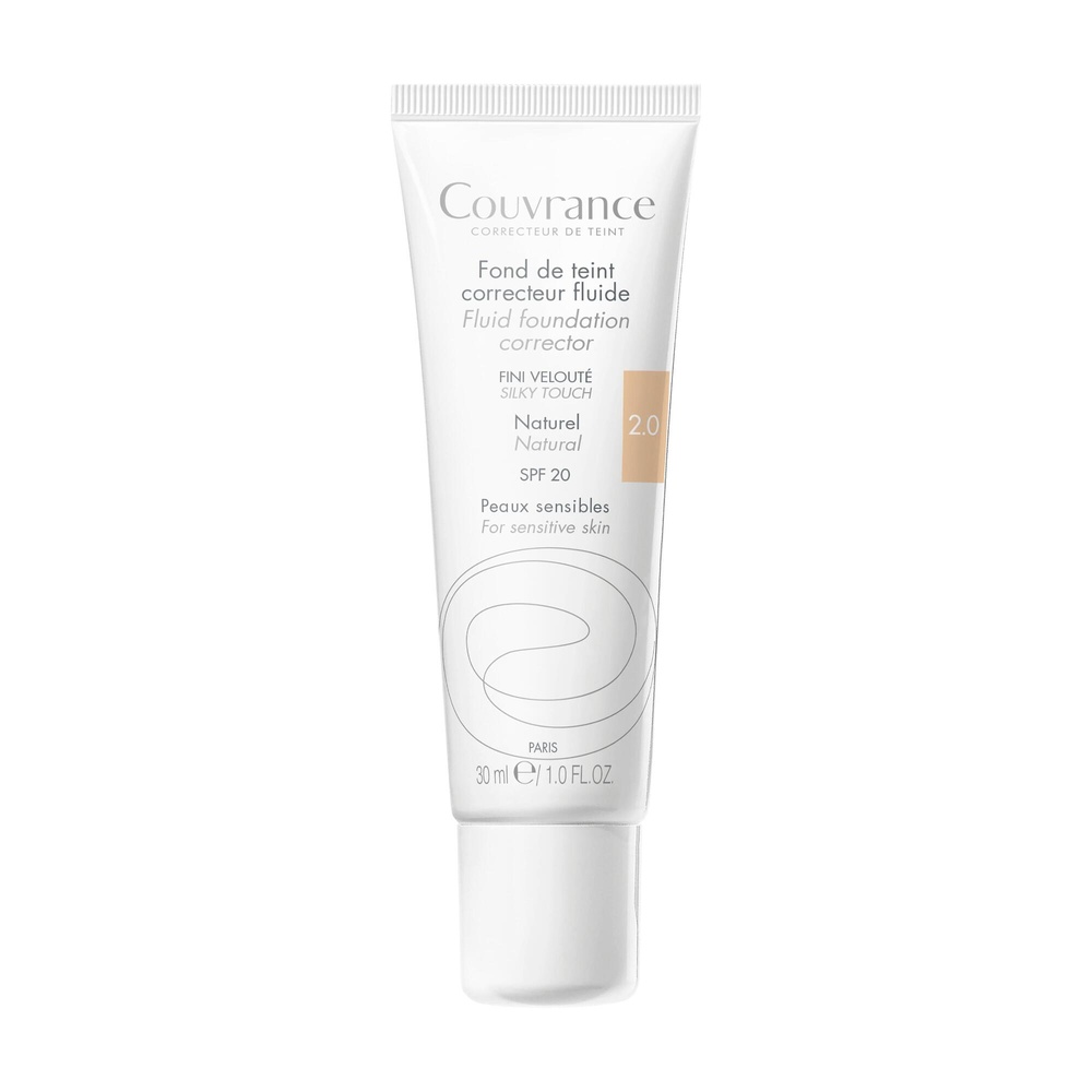 Avène Couvrance Fond de teint correcteur fluid e naturel n°2 30 ml Nv Boitier Fond de teint fluide
