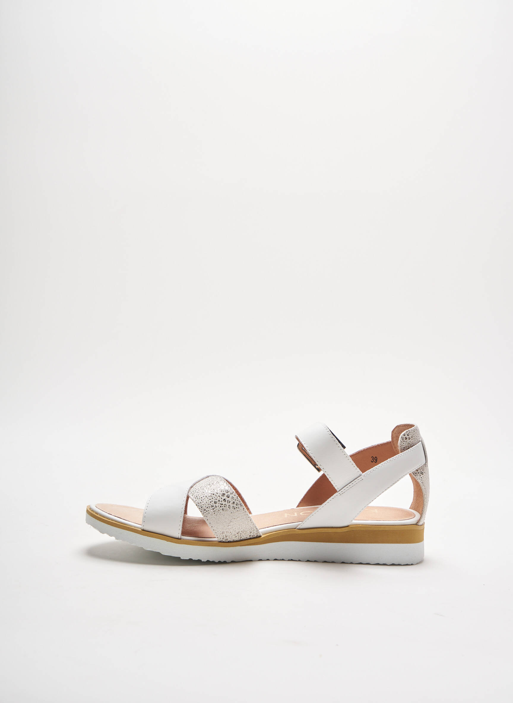 Karston Sandales Nu Pieds Femme couleur blanc