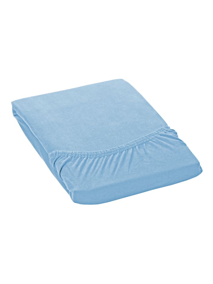 GMD Living Jersey Spannbettlaken JANNEBY für Babybett in Hellblau günstig kaufen 70 x 140 cm