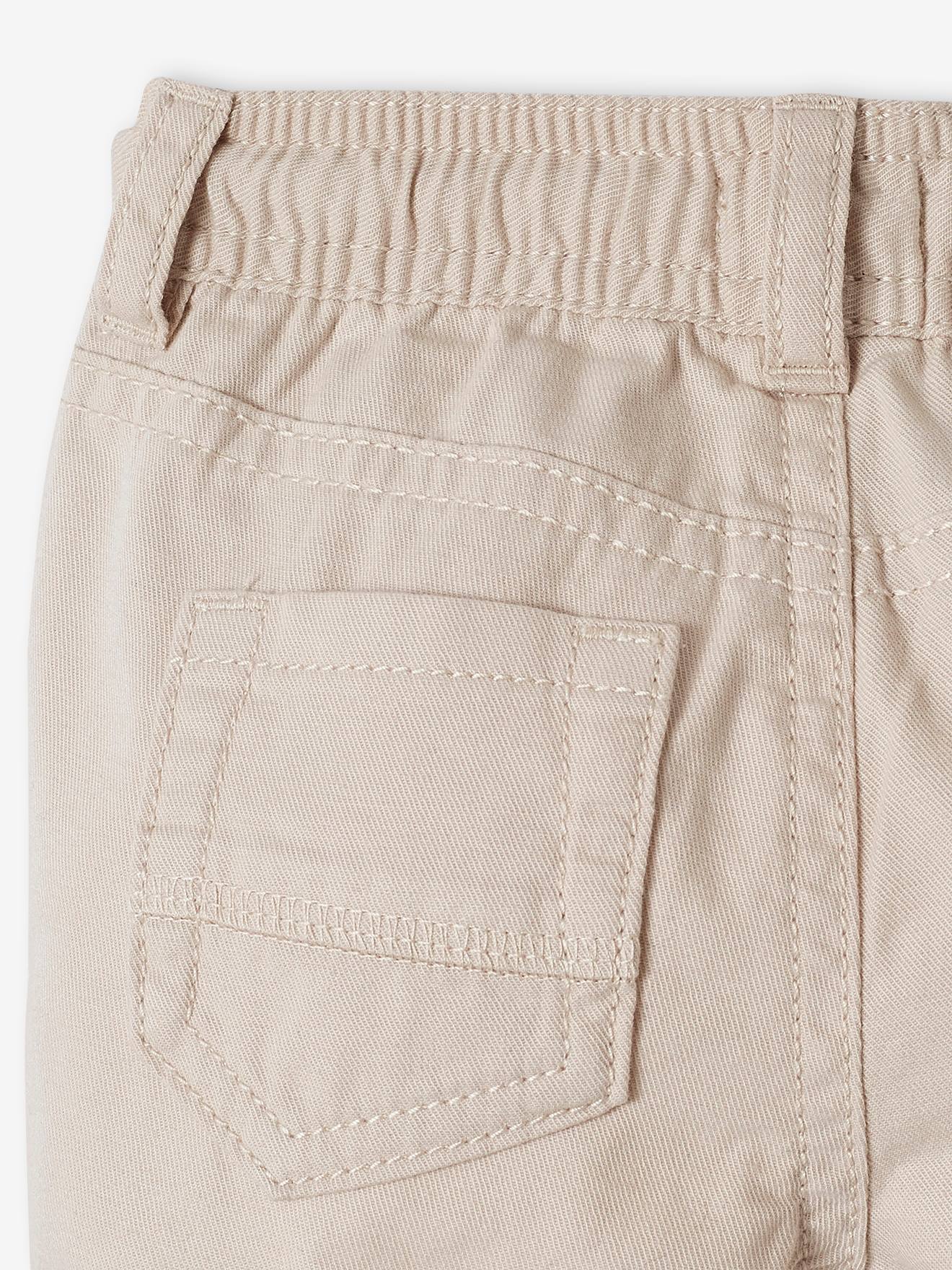 Vertbaudet Jungen Baby Shorts mit Dehnbund Oeko-Tex - camelfarben