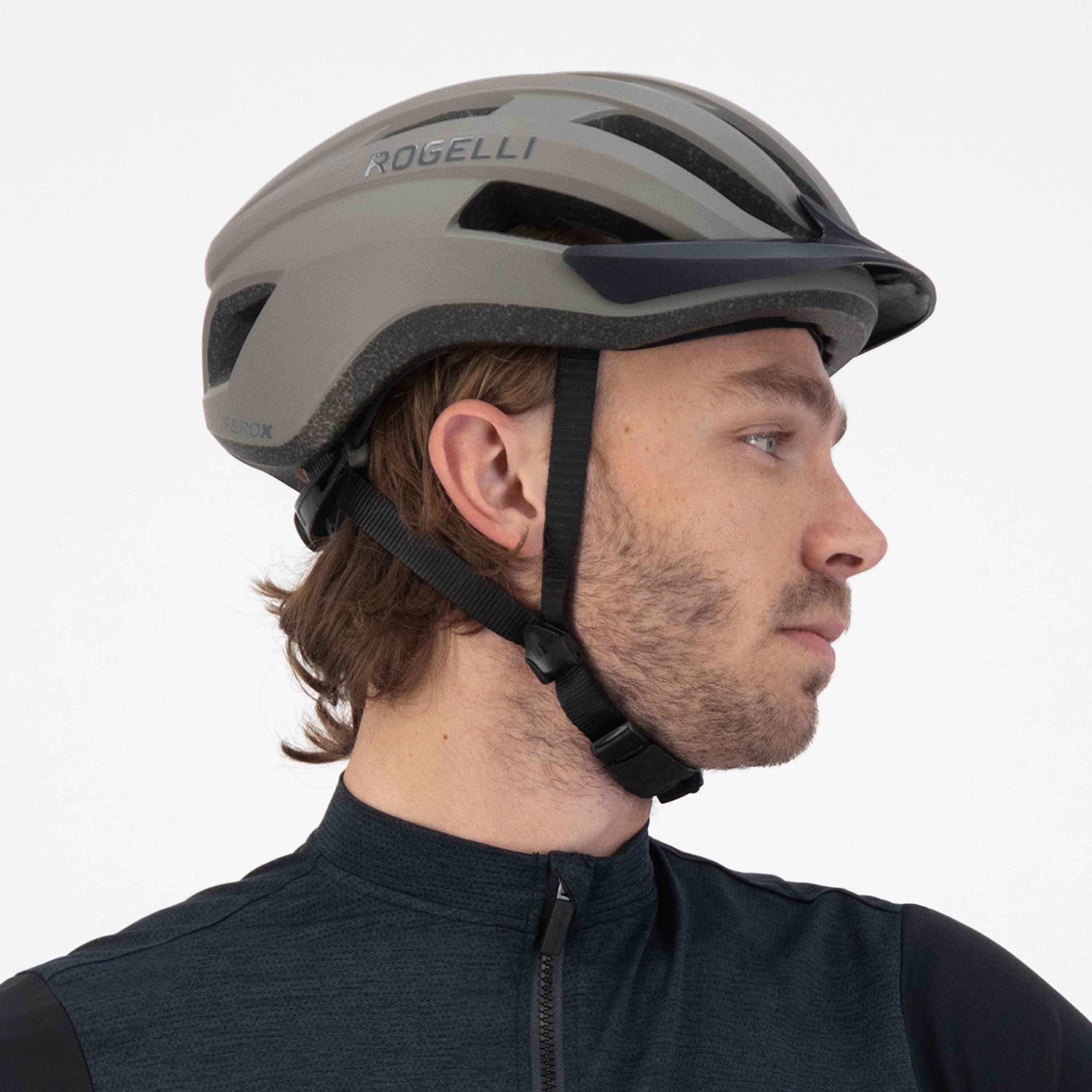 Rogelli Ferox II Taupe Fahrradhelm
