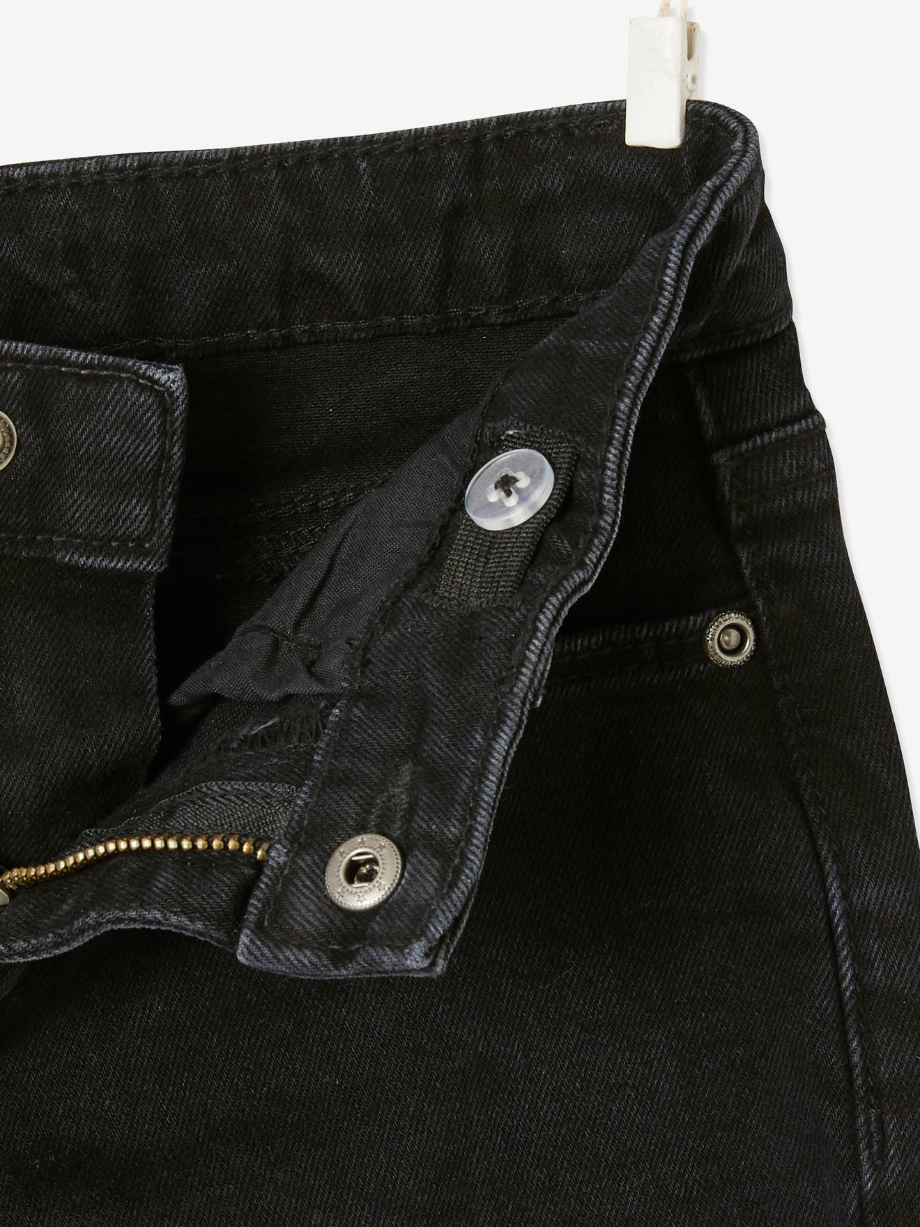 Jean flare fille denim noir