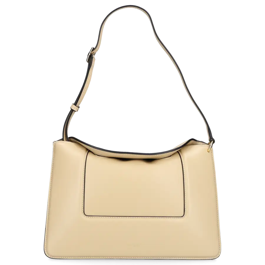 Wandler - Schultertasche PENELOPE Kalbsleder - beige