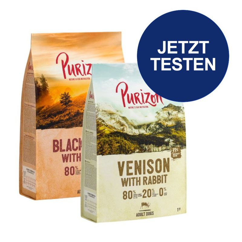 Probierpaket Purizon - getreidefrei 2 x 1 kg