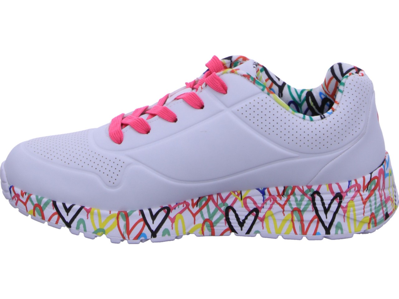 SKECHERS Mädchen Halbschuhe weiss