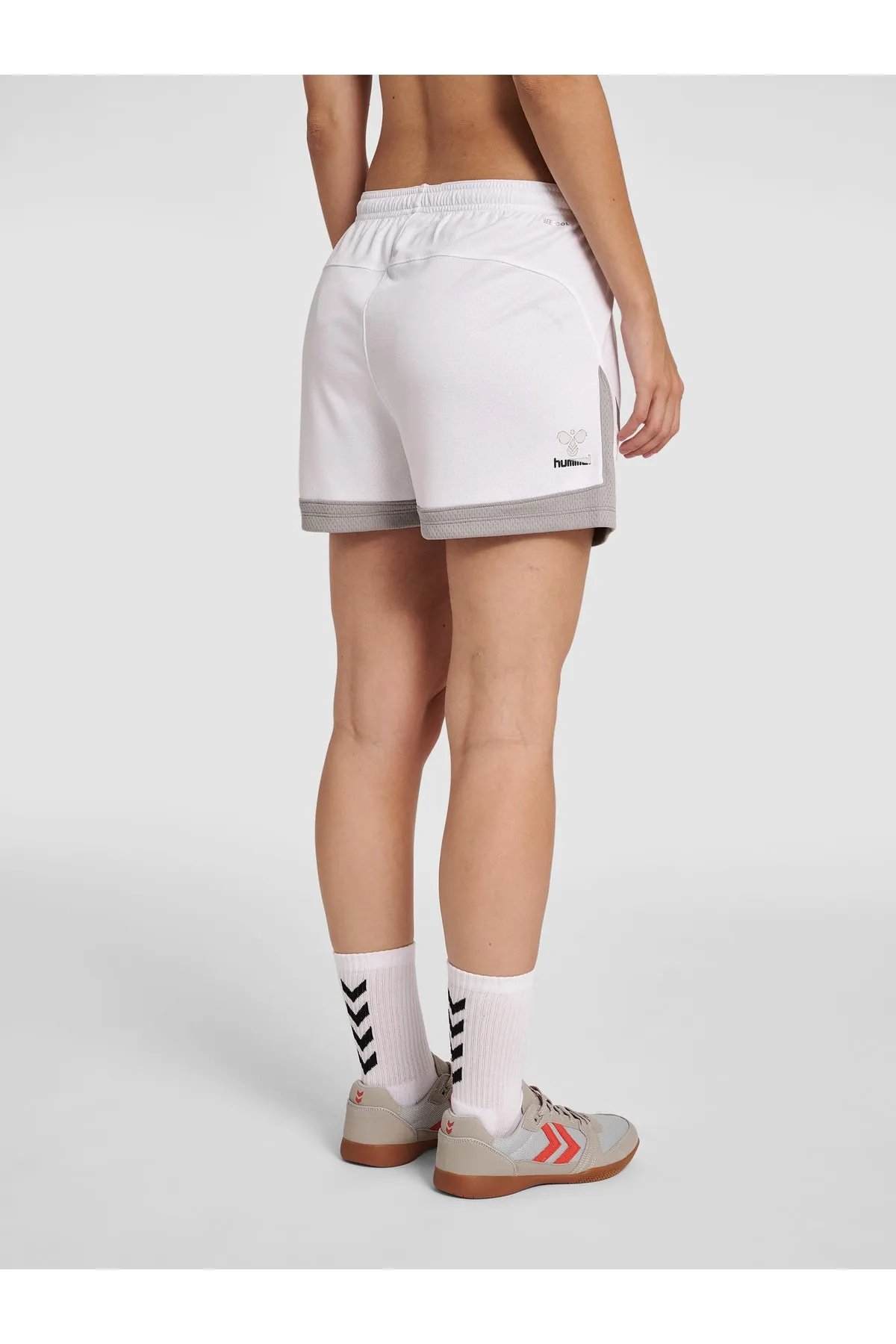 hummel  Kurze Sporthose - Weiß - Mittlerer Bund