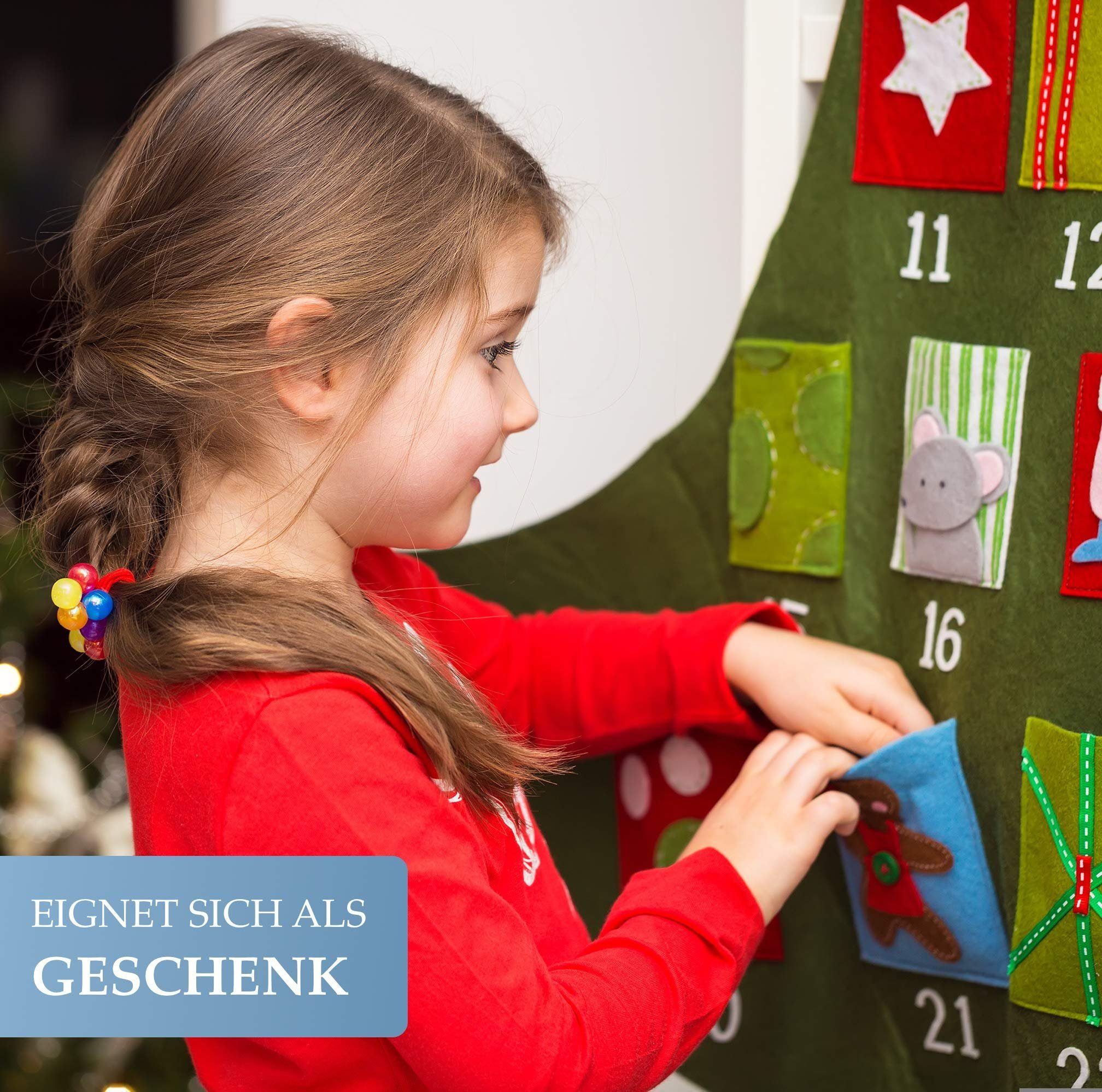 Bada Bing Handtücher Magisches Handtuch Rentier Rudolph Zaubertuch ca. 30x30cm Weihnachten, Baumwolle (6-St), Waschlappen mit Lasche zum Aufhängen