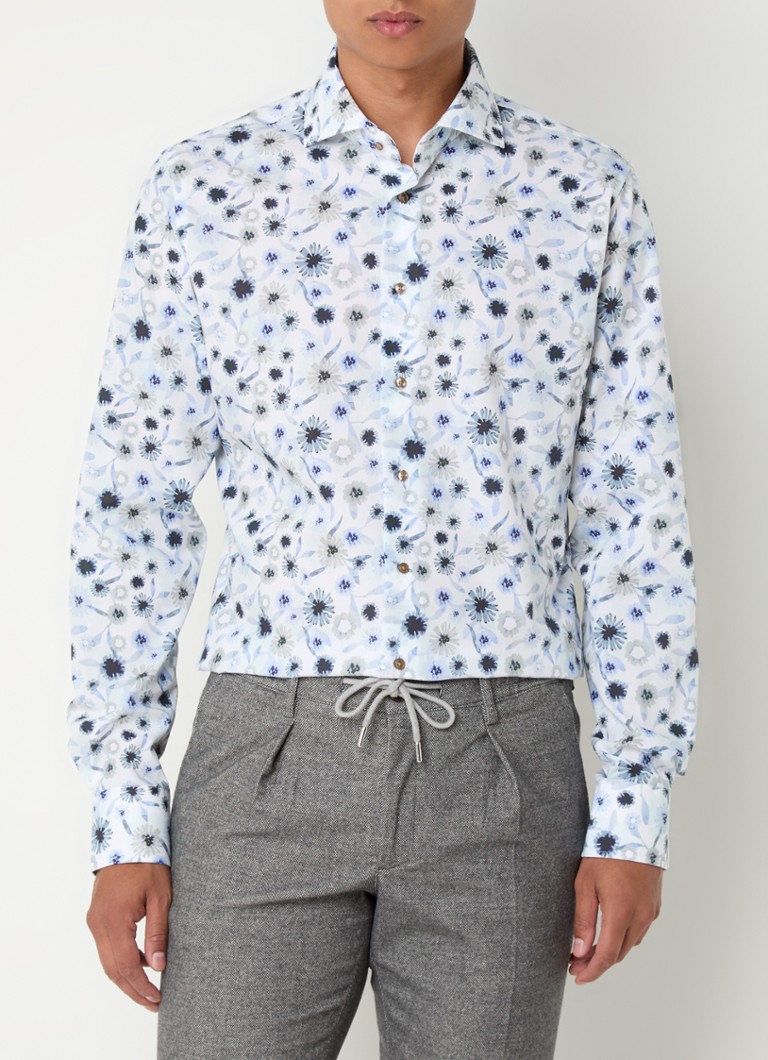 Michaelis Slim fit non-iron shirt with floral print