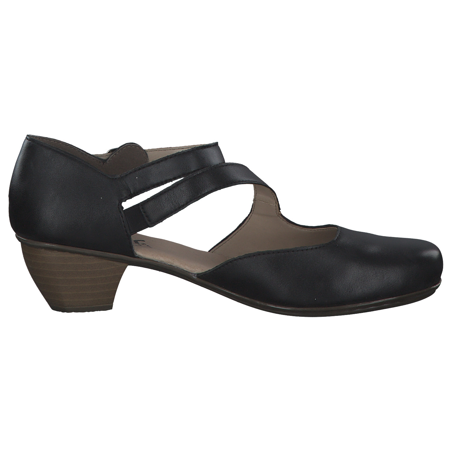 Rieker 41780, Pumps, Damen, schwarz/schwarz